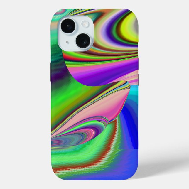 Summerfeeling , Abstract 3D Rainbowart Case-Mate iPhone Case (Back)