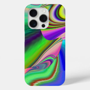 Summerfeeling , Abstract 3D Rainbowart iPhone 15 Pro Case