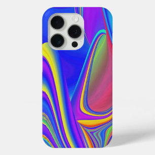 Summerfeeling , Abstract 3D Rainbowart iPhone 15 Pro Case