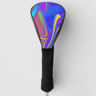 Summerfeeling , Abstract 3D Rainbowart Golf Head Cover