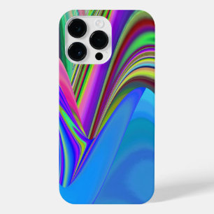Summerfeeling , Abstract 3D Rainbowart iPhone 14 Pro Max Case