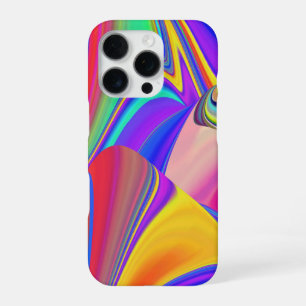 Summerfeeling , Abstract 3D Rainbowart iPhone 16 Pro Case