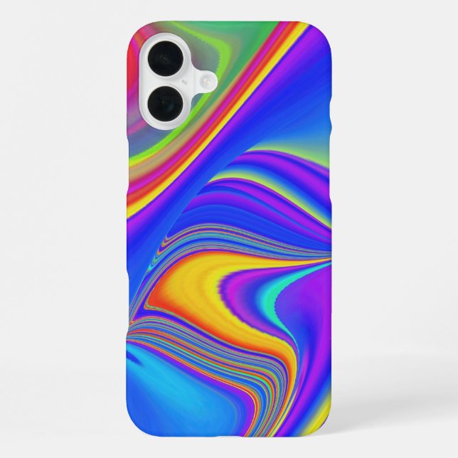 Summerfeeling , Abstract 3D Rainbowart iPhone Case (Back)