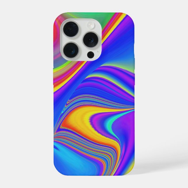 Summerfeeling , Abstract 3D Rainbowart iPhone Case (Back)