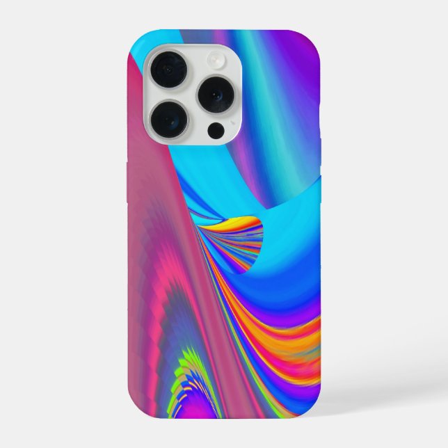 Summerfeeling , Abstract 3D Rainbowart iPhone Case (Back)