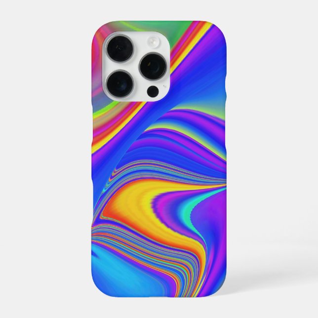 Summerfeeling , Abstract 3D Rainbowart iPhone Case (Back)