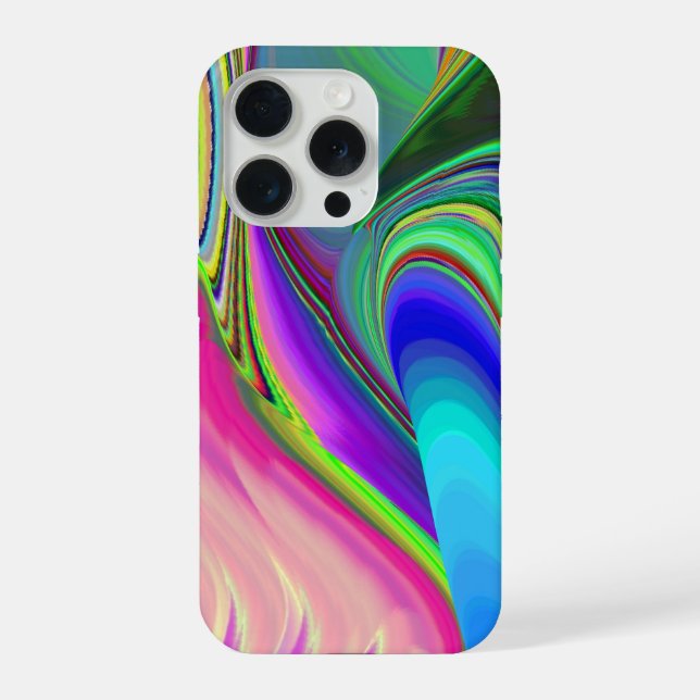 Summerfeeling , Abstract 3D Rainbowart iPhone Case (Back)