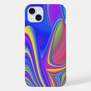 Summerfeeling , Abstract 3D Rainbowart iPhone 15 Plus Case