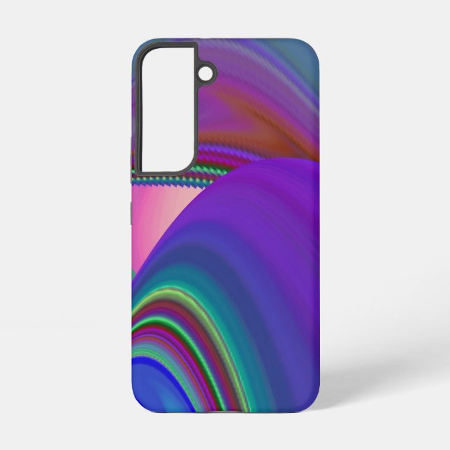 Summerfeeling , Abstract 3D Rainbowart Samsung Galaxy S22 Case (Back)