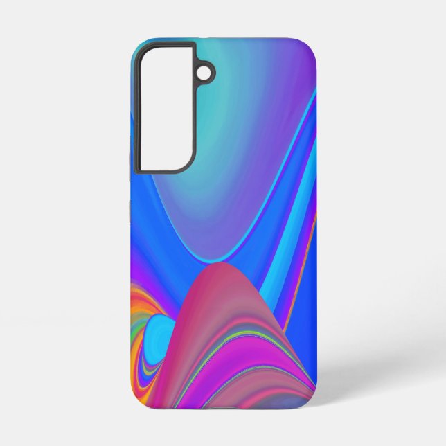 Summerfeeling , Abstract 3D Rainbowart Samsung Galaxy S22 Case (Back)