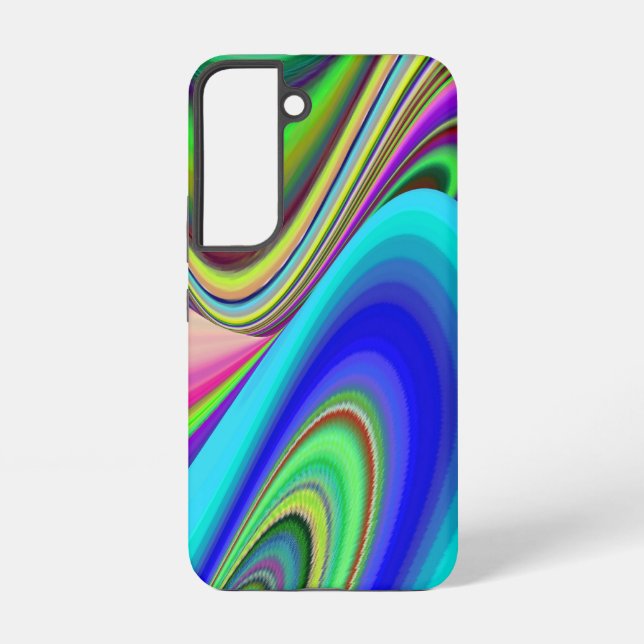 Summerfeeling , Abstract 3D Rainbowart Samsung Galaxy S22 Case (Back)