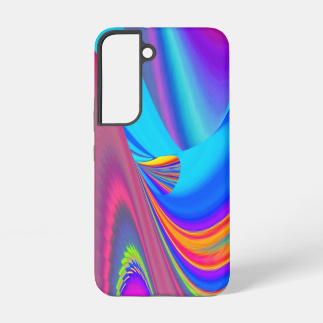Summerfeeling , Abstract 3D Rainbowart Samsung Galaxy S22 Case (Back)