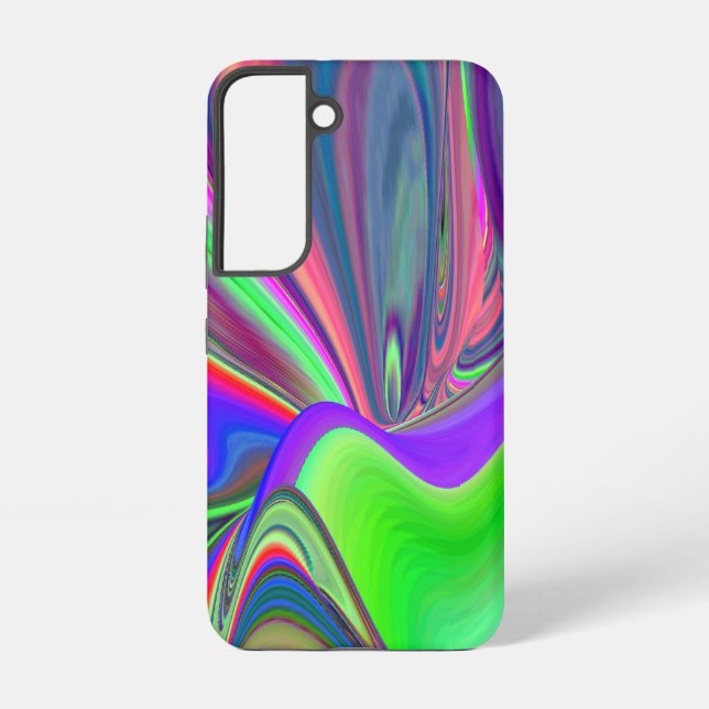 Summerfeeling , Abstract 3D Rainbowart Samsung Galaxy S22 Case (Back)