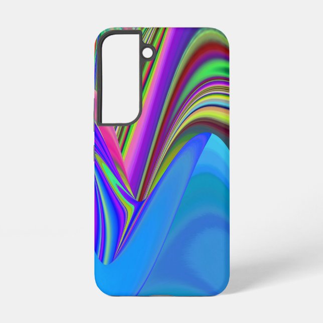 Summerfeeling , Abstract 3D Rainbowart Samsung Galaxy S22 Case (Back)