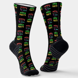 Summerfest It's Called Music Party Socks