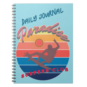Summerfun surfing club-Beach weather Notebook