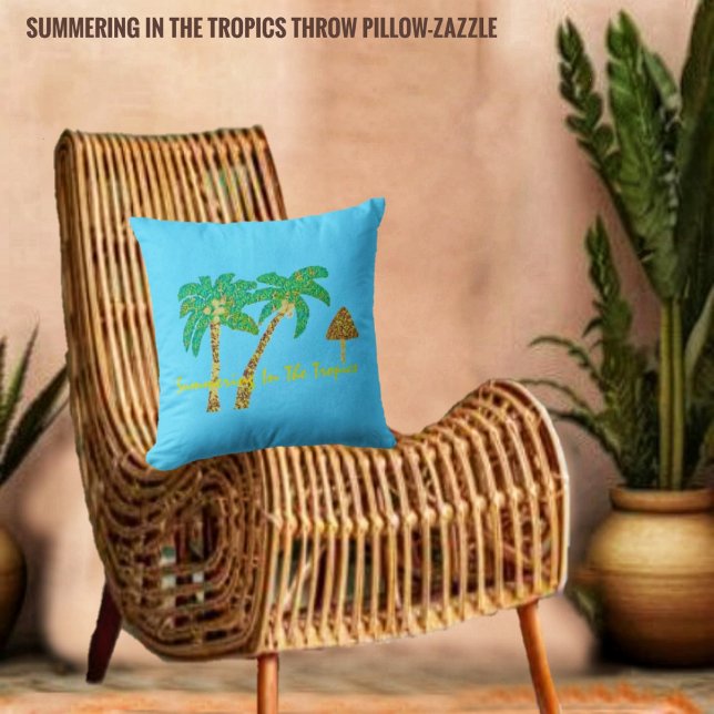 Summering In The Tropics Cushion (Creator Uploaded)