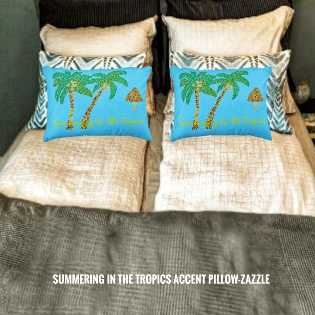 Summering In The Tropics Decorative Cushion (Creator Uploaded)