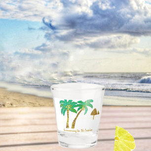 Summering In The Tropics  Shot Glass