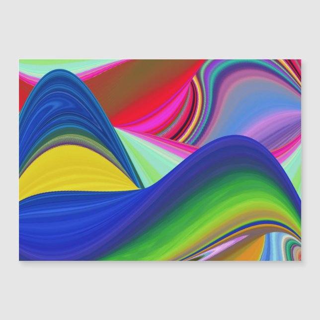 Summerrainbow , Abstract 3D Rainbowart (Front)