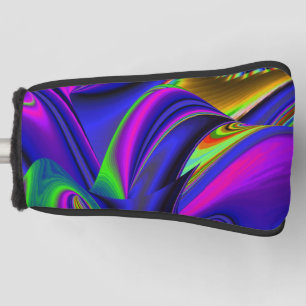 Summerrainbow , Abstract 3D Rainbowart Golf Head Cover