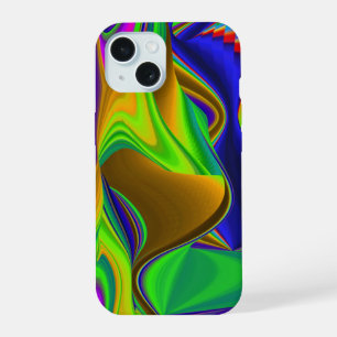 Summerrainbow , Abstract 3D Rainbowart iPhone 15 Case