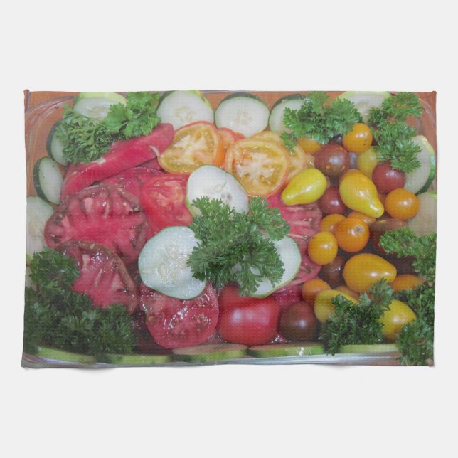 Summer's Bounty Dish Towel (Horizontal)