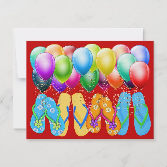 Summer's Coming - Graduation - Reunion - SRF Invitation (Front)