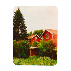 Summer's day in Dalarna Magnet
