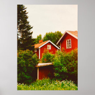Summer's day in Dalarna Poster