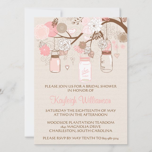 Summer's Dream Bridal Shower Invitation (Front)