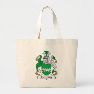 Summers Family Crest Large Tote Bag