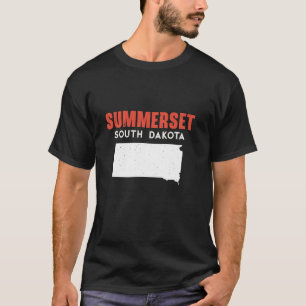 Summerset South Dakota USA State America Travel So T-Shirt
