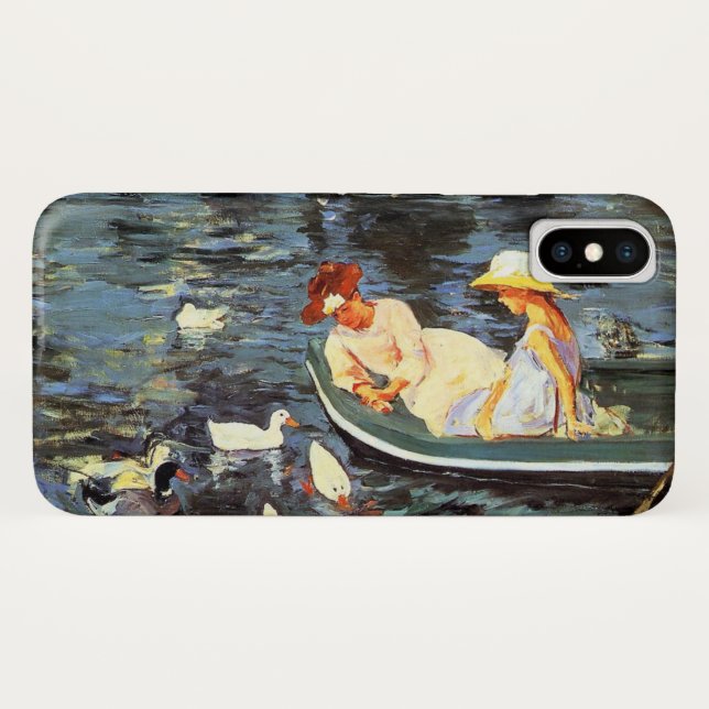 Summertime (by Mary Cassatt) Case-Mate iPhone Case (Back (Horizontal))