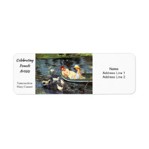 Summertime by Mary Cassatt Return Address Label