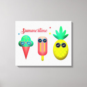 Summertime canvas print