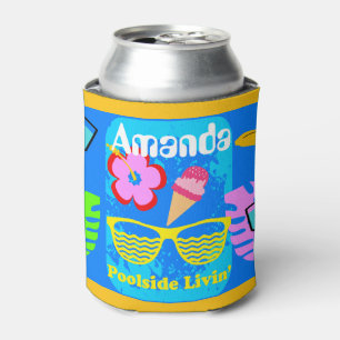 Summertime Custom Can Cooler