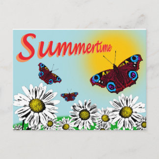 Summertime design postcard