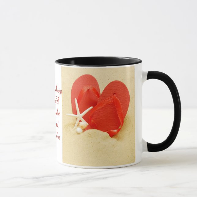 Summertime Flip-Flops Mug (Right)