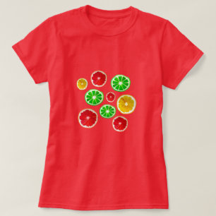 Summertime fruit colorful fruity pattern T-Shirt