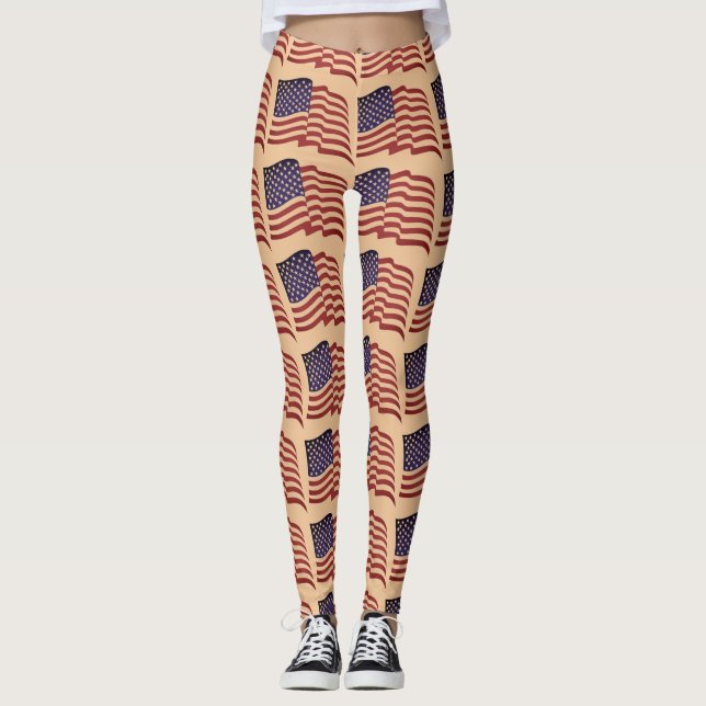 Summertime Fun July  Leggings (Front)