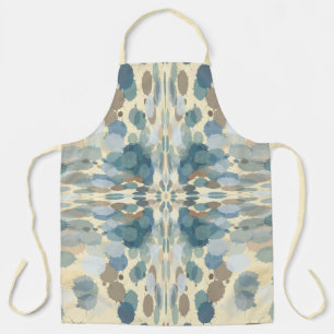 Summertime Fun Ocean Spray Splatter Abstract Art Apron