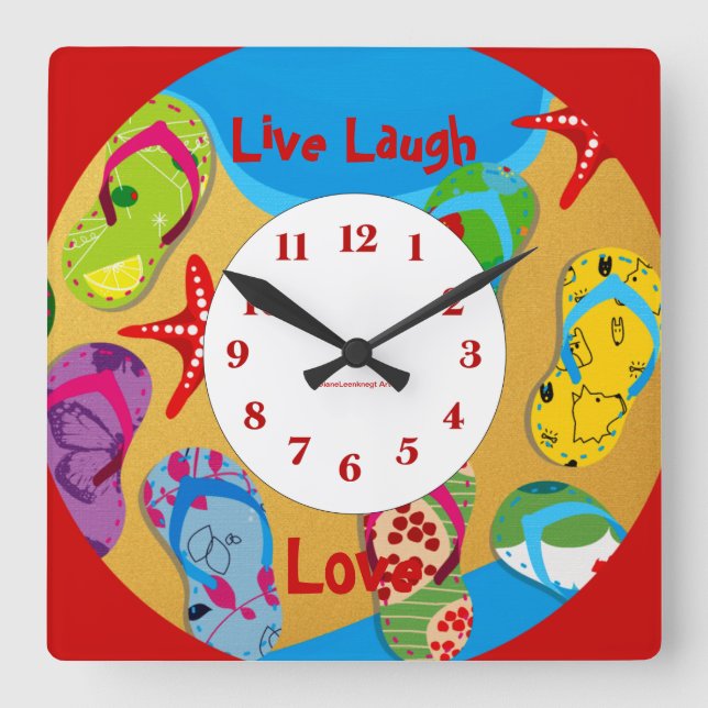 Summertime Fun Wall Clock (Front)