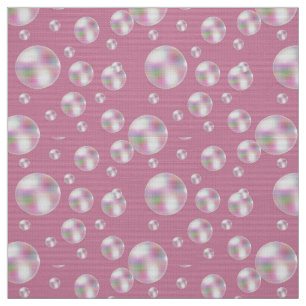 Summertime Happiness Blowing Bubbles Fabric