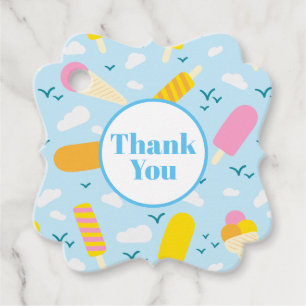 Summertime Ice Cream Favour Tags