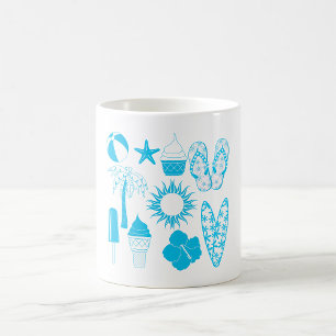 Summertime Icons Coffee Mug