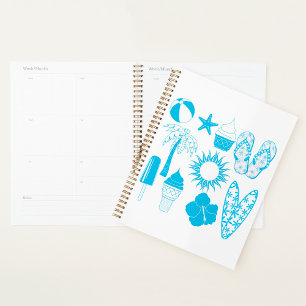 Summertime Icons Spiral Planner