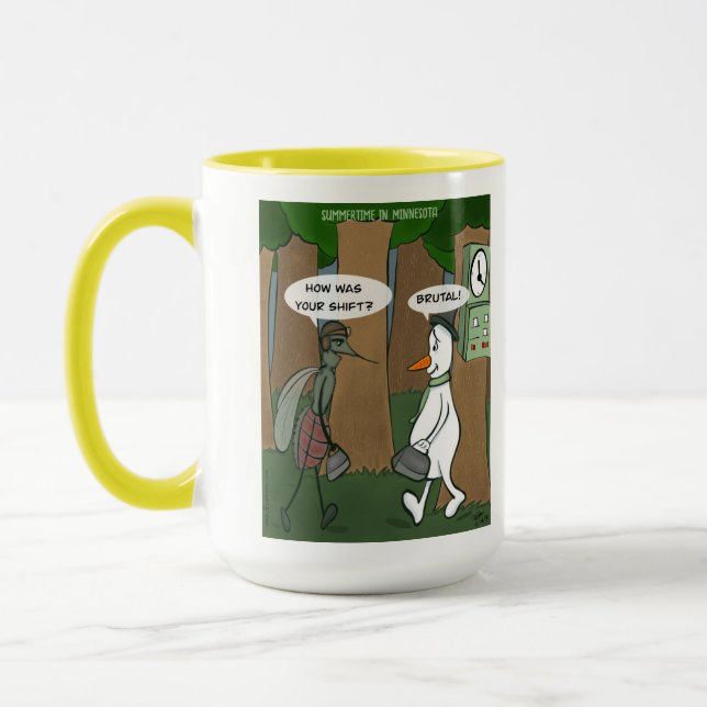 Summertime in Minnesota Large Combo Mug (Left)