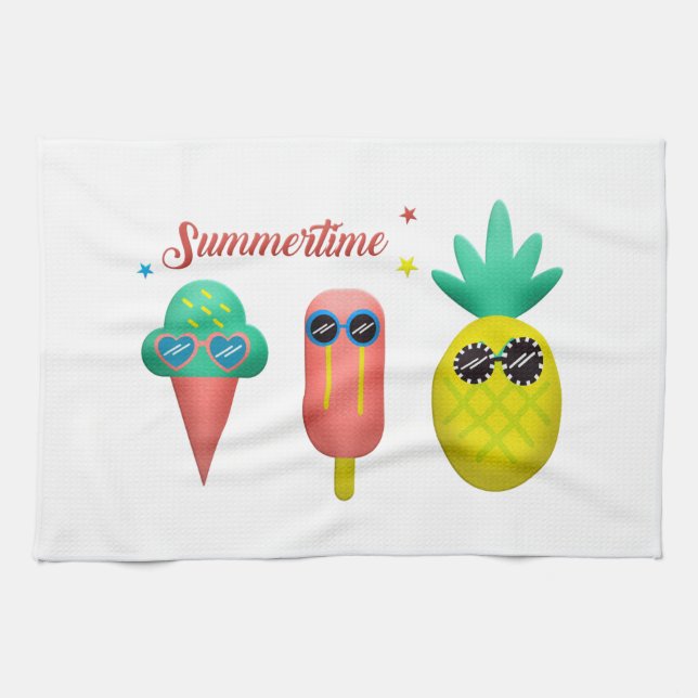 Summertime Kitchen Towels (Horizontal)