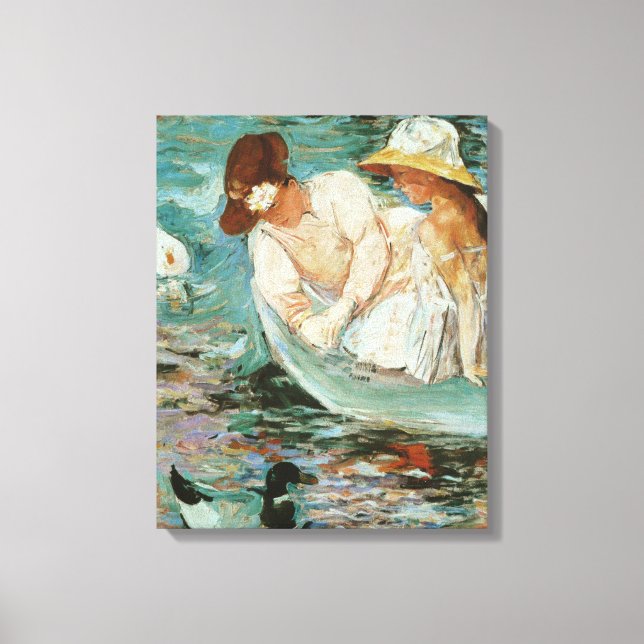 Summertime | Mary Cassatt Canvas Print (Front)